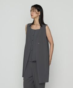 COMME CA COMFORT / コムサ・コンフォート（Lサイズ） ベスト | 〔 TALLサイズ 〕 【セットアップ対応】ストレッチからみ ジレ