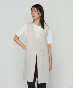 COMME CA COMFORT / コムサ・コンフォート（Lサイズ） ベスト | 〔 TALLサイズ 〕 【セットアップ対応】ストレッチからみ ジレ