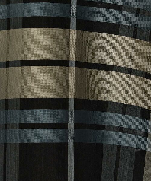 COMME CA COMFORT / コムサ・コンフォート（Lサイズ） シャツ・ブラウス | 〔 TALLサイズ 〕 シルクドビーチェックビックシルエットシャツ羽織 | 詳細9