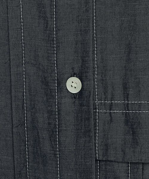 COMME CA COMFORT / コムサ・コンフォート（Lサイズ） ロング・マキシ丈ワンピース | 〔 +サイズ 〕 オトナシャンブレー 切替アシメワンピース | 詳細11