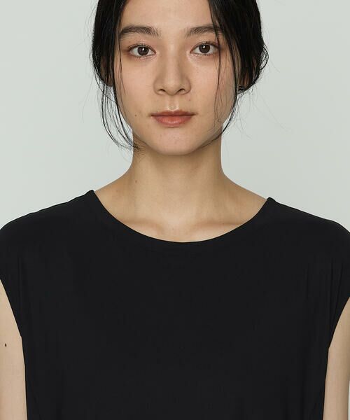 COMME CA COMFORT / コムサ・コンフォート（Lサイズ） ロング・マキシ丈ワンピース | 〔 +サイズ 〕 ユーロジャージー フィット＆フレアワンピース | 詳細10