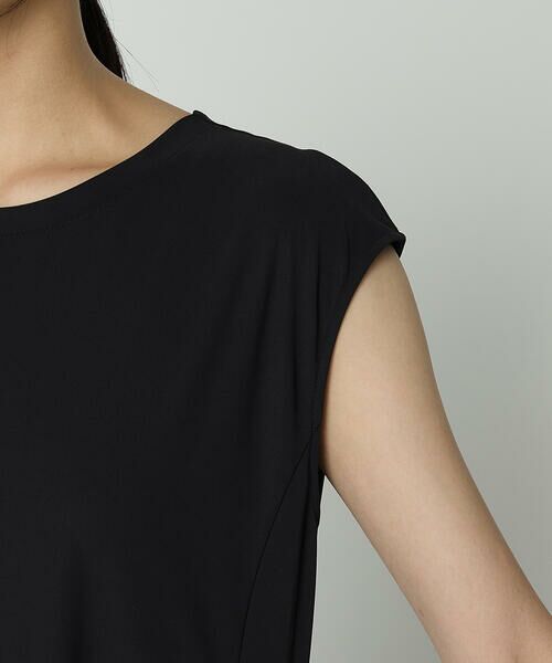 COMME CA COMFORT / コムサ・コンフォート（Lサイズ） ロング・マキシ丈ワンピース | 〔 +サイズ 〕 ユーロジャージー フィット＆フレアワンピース | 詳細11