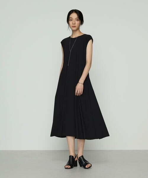 COMME CA COMFORT / コムサ・コンフォート（Lサイズ） ロング・マキシ丈ワンピース | 〔 +サイズ 〕 ユーロジャージー フィット＆フレアワンピース | 詳細4