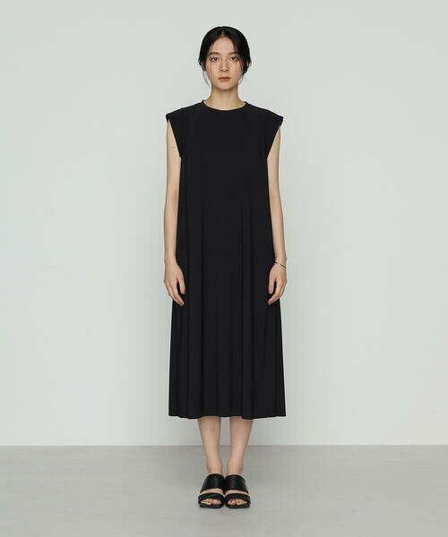 COMME CA COMFORT / コムサ・コンフォート（Lサイズ） ロング・マキシ丈ワンピース | 〔 +サイズ 〕 ユーロジャージー Iライン ロングワンピース | 詳細5