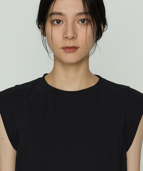 COMME CA COMFORT / コムサ・コンフォート（Lサイズ） ロング・マキシ丈ワンピース | 〔 +サイズ 〕 ユーロジャージー Iライン ロングワンピース | 詳細8