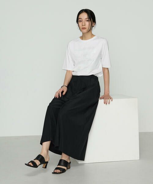 COMME CA COMFORT / コムサ・コンフォート（Lサイズ） その他パンツ | 〔 +サイズ 〕 トリアセタイプライター キュロットパンツ | 詳細11