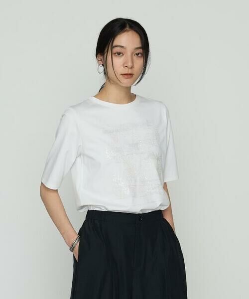 COMME CA COMFORT / コムサ・コンフォート（Lサイズ） Tシャツ | 〔 +サイズ 〕 プレーティング天竺 星柄Tシャツ | 詳細2