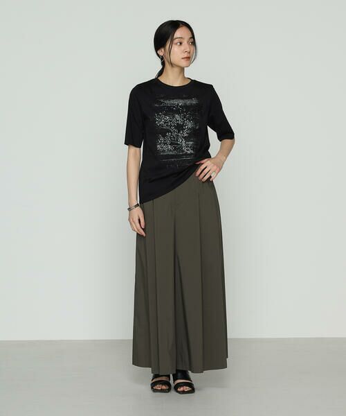 COMME CA COMFORT / コムサ・コンフォート（Lサイズ） Tシャツ | 〔 +サイズ 〕 プレーティング天竺 星柄Tシャツ | 詳細9