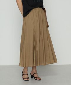 COMME CA COMFORT / コムサ・コンフォート（Lサイズ） ロング・マキシ丈スカート | 〔 TALLサイズ 〕 80ナチュラルローン スカート