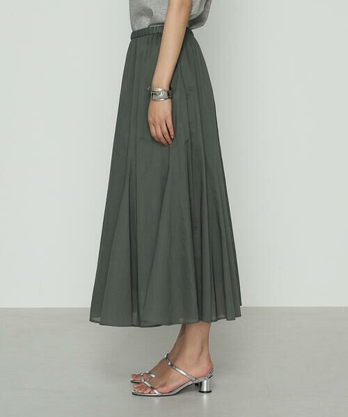 COMME CA COMFORT / コムサ・コンフォート（Lサイズ） ロング・マキシ丈スカート | 〔 TALLサイズ 〕 80ナチュラルローン スカート | 詳細9
