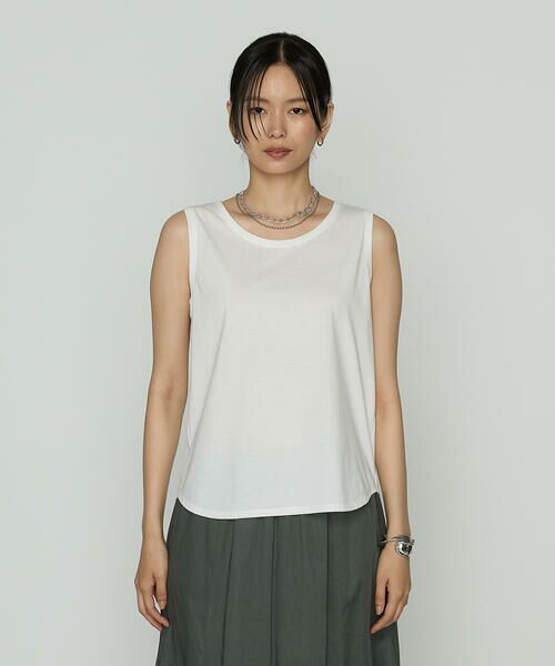 COMME CA COMFORT / コムサ・コンフォート（Lサイズ） その他トップス | 〔 TALLサイズ 〕 透かし編みレース柄 レイヤードニット | 詳細12