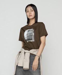 COMME CA COMFORT / コムサ・コンフォート（Lサイズ） Tシャツ | 〔 TALLサイズ 〕 スーピマコットンポンチ フォトTシャツ