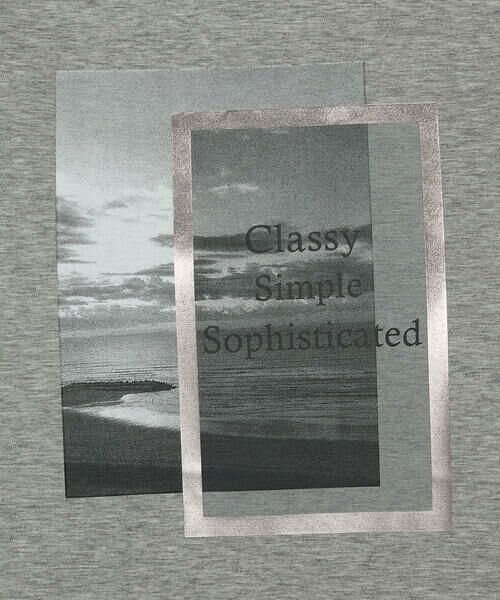 COMME CA COMFORT / コムサ・コンフォート（Lサイズ） Tシャツ | 〔 TALLサイズ 〕 スーピマコットンポンチ フォトTシャツ | 詳細15