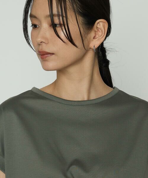 COMME CA COMFORT / コムサ・コンフォート（Lサイズ） カットソー | 〔 TALLサイズ 〕 コットン強撚ポンチ デザインタックシャツ | 詳細9