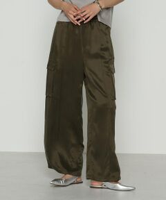 COMME CA COMFORT / コムサ・コンフォート（Lサイズ） その他パンツ | 〔 TALLサイズ 〕 キュプラツイル サテンツイルワイドカーゴパンツ