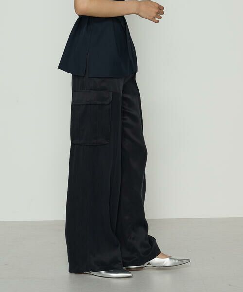 COMME CA COMFORT / コムサ・コンフォート（Lサイズ） その他パンツ | 〔 TALLサイズ 〕 キュプラツイル サテンツイルワイドカーゴパンツ | 詳細3