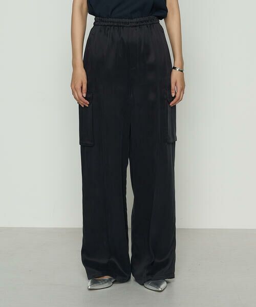 COMME CA COMFORT / コムサ・コンフォート（Lサイズ） その他パンツ | 〔 TALLサイズ 〕 キュプラツイル サテンツイルワイドカーゴパンツ | 詳細4