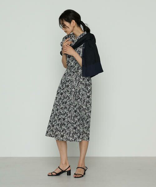 COMME CA COMFORT / コムサ・コンフォート（Lサイズ） ロング・マキシ丈ワンピース | 〔 TALLサイズ 〕 キュプラコットンフラワープリント ドレス | 詳細5