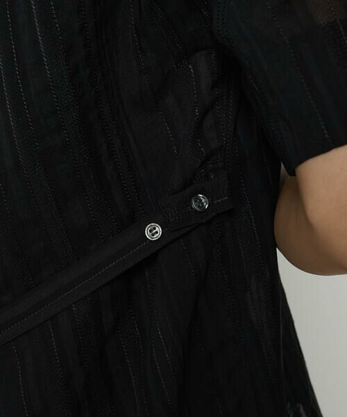 COMME CA COMFORT / コムサ・コンフォート（Lサイズ） カットソー | 〔 +サイズ 〕 ジャカードボーダー ゆったりプルオーバー | 詳細13