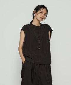 COMME CA COMFORT / コムサ・コンフォート（Lサイズ） カットソー | 〔 +サイズ 〕 ハイテンションポンチライト フレンチスリーブロングプルオーバー