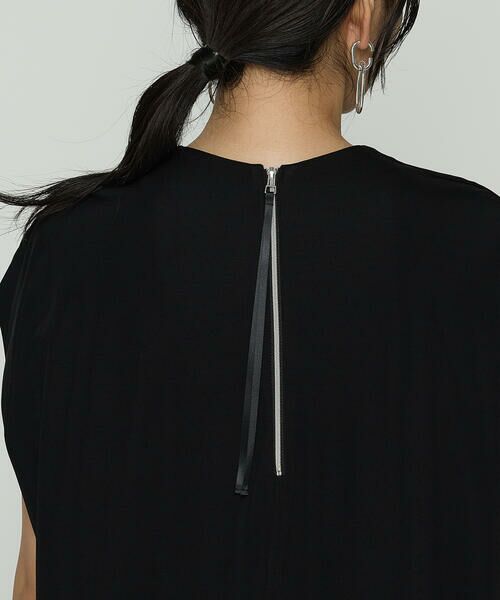 COMME CA COMFORT / コムサ・コンフォート（Lサイズ） カットソー | 〔 +サイズ 〕 ハイテンションポンチライト フレンチスリーブロングプルオーバー | 詳細15