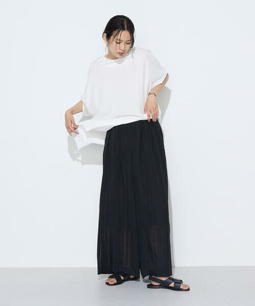 COMME CA COMFORT / コムサ・コンフォート（Lサイズ） カットソー | 〔 +サイズ 〕 ハイテンションポンチライト ドルマンスリーブプルオーバー | 詳細6