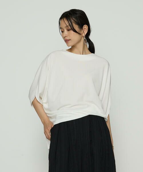 COMME CA COMFORT / コムサ・コンフォート（Lサイズ） カットソー | 〔 +サイズ 〕 ハイテンションポンチライト ドルマンスリーブプルオーバー | 詳細3