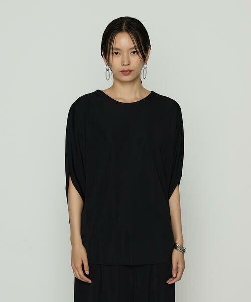 COMME CA COMFORT / コムサ・コンフォート（Lサイズ） カットソー | 〔 +サイズ 〕 ハイテンションポンチライト ドルマンスリーブプルオーバー | 詳細11