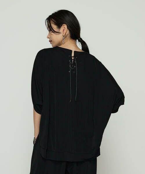COMME CA COMFORT / コムサ・コンフォート（Lサイズ） カットソー | 〔 +サイズ 〕 ハイテンションポンチライト ドルマンスリーブプルオーバー | 詳細9