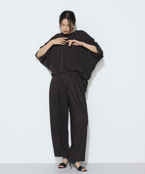 COMME CA COMFORT / コムサ・コンフォート（Lサイズ） カットソー | 〔 +サイズ 〕 ハイテンションポンチライト ドルマンスリーブプルオーバー | 詳細26