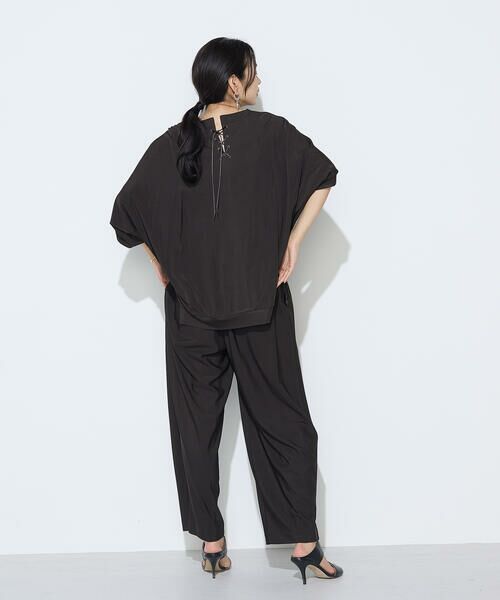 COMME CA COMFORT / コムサ・コンフォート（Lサイズ） カットソー | 〔 +サイズ 〕 ハイテンションポンチライト ドルマンスリーブプルオーバー | 詳細27