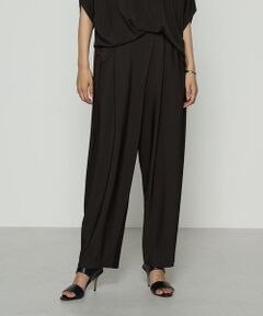 COMME CA COMFORT / コムサ・コンフォート（Lサイズ） その他パンツ | 〔 +サイズ 〕 ハイテンションポンチライト ドレープタックパンツ