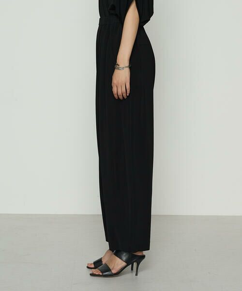 COMME CA COMFORT / コムサ・コンフォート（Lサイズ） その他パンツ | 〔 +サイズ 〕 ハイテンションポンチライト ドレープタックパンツ | 詳細6