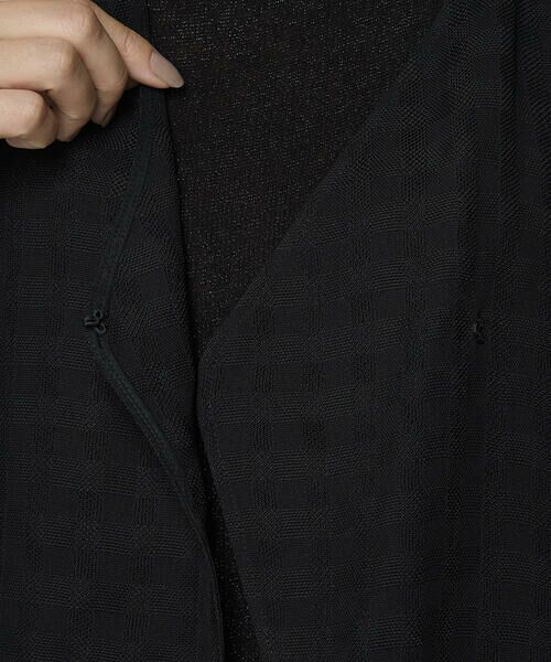 COMME CA COMFORT / コムサ・コンフォート（Lサイズ） ベスト | 〔 +サイズ 〕 チェック柄カラミ ジレ | 詳細10