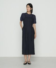 COMME CA COMFORT / コムサ・コンフォート（Lサイズ） ロング・マキシ丈ワンピース | 〔 TALLサイズ 〕 T/W平ボイル ワンピース