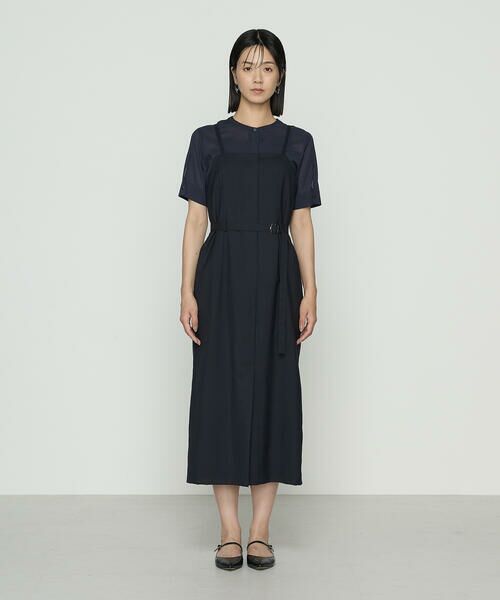 COMME CA COMFORT / コムサ・コンフォート（Lサイズ） ロング・マキシ丈ワンピース | 〔 TALLサイズ 〕 T/W平ボイル ワンピース | 詳細3