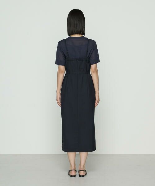 COMME CA COMFORT / コムサ・コンフォート（Lサイズ） ロング・マキシ丈ワンピース | 〔 TALLサイズ 〕 T/W平ボイル ワンピース | 詳細5