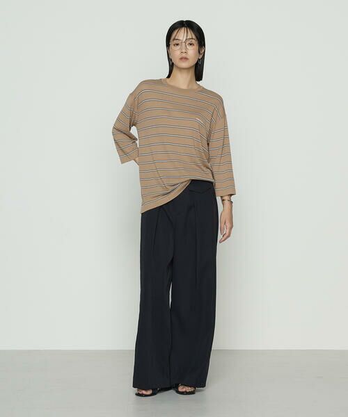 COMME CA COMFORT / コムサ・コンフォート(Lサイズ) その他パンツ | 〔 TALLサイズ 〕 ナチュラルポリエステル チノタックパンツ | 詳細1