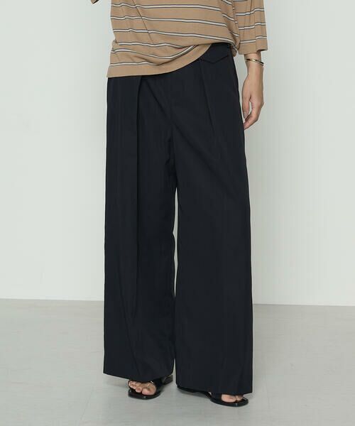 COMME CA COMFORT / コムサ・コンフォート(Lサイズ) その他パンツ | 〔 TALLサイズ 〕 ナチュラルポリエステル チノタックパンツ(09:ネイビー)