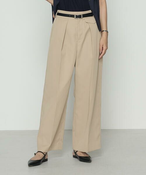 COMME CA COMFORT / コムサ・コンフォート(Lサイズ) その他パンツ | 〔 TALLサイズ 〕 ナチュラルポリエステル チノタックパンツ | 詳細16