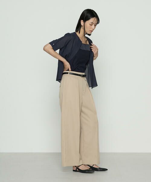 COMME CA COMFORT / コムサ・コンフォート(Lサイズ) その他パンツ | 〔 TALLサイズ 〕 ナチュラルポリエステル チノタックパンツ | 詳細13