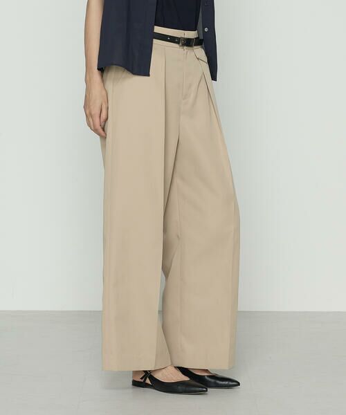 COMME CA COMFORT / コムサ・コンフォート(Lサイズ) その他パンツ | 〔 TALLサイズ 〕 ナチュラルポリエステル チノタックパンツ(16:キャメル)