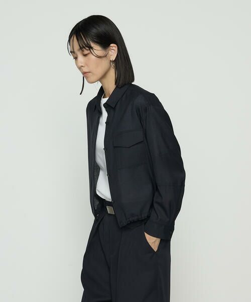 COMME CA COMFORT / コムサ・コンフォート(Lサイズ) その他アウター | 〔 TALLサイズ 〕 T/W平ボイル シャツジャケット | 詳細2