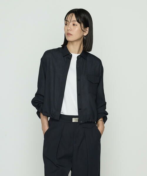 COMME CA COMFORT / コムサ・コンフォート(Lサイズ) その他アウター | 〔 TALLサイズ 〕 T/W平ボイル シャツジャケット | 詳細3