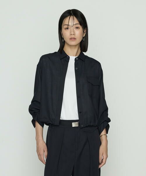 COMME CA COMFORT / コムサ・コンフォート(Lサイズ) その他アウター | 〔 TALLサイズ 〕 T/W平ボイル シャツジャケット | 詳細4