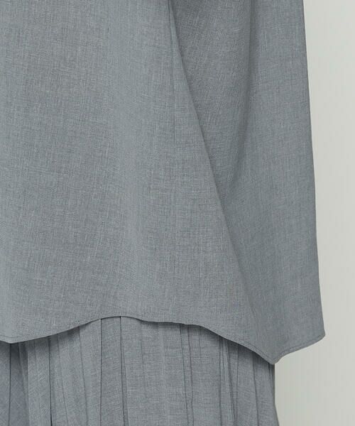 COMME CA COMFORT / コムサ・コンフォート（Lサイズ） シャツ・ブラウス | 〔 TALLサイズ 〕 ドライシャンブレー レース襟付きシャツ | 詳細12