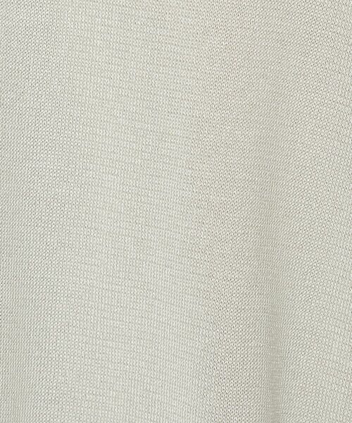 COMME CA COMFORT / コムサ・コンフォート（Lサイズ） カーディガン・ボレロ | 〔 TALLサイズ 〕 シルキー天竺ニット バイカラーカーディガン | 詳細18