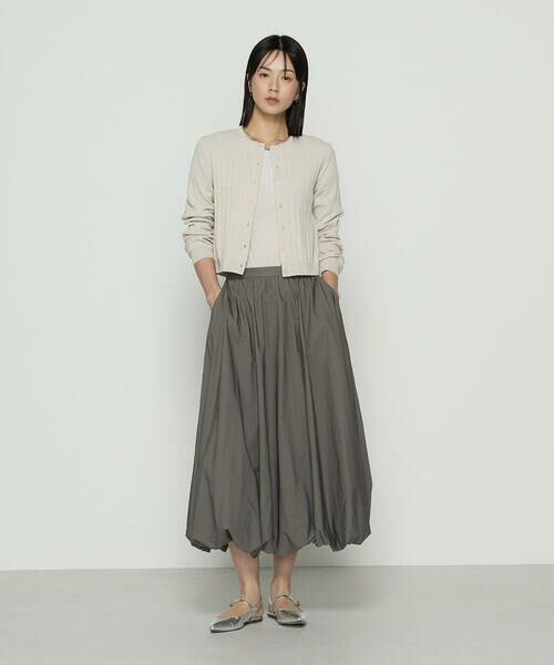 COMME CA COMFORT / コムサ・コンフォート（Lサイズ） カーディガン・ボレロ | 〔 TALLサイズ 〕 コットンダルストレッチ ケーブルカーディガン | 詳細4