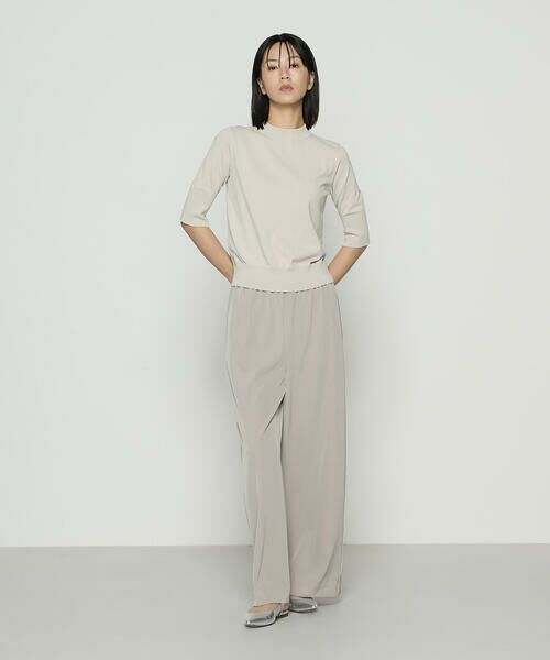 COMME CA COMFORT / コムサ・コンフォート（Lサイズ） ニット・セーター | 〔 TALLサイズ 〕 コットンダルストレッチ 半袖プルオーバー | 詳細10