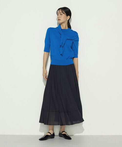 COMME CA COMFORT / コムサ・コンフォート（Lサイズ） ニット・セーター | 〔 TALLサイズ 〕 コットンダルストレッチ 半袖プルオーバー | 詳細18